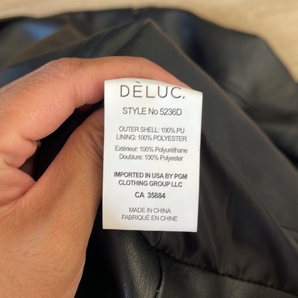 Vici Faux Leather Jacket Sz M - Picture 8 of 11